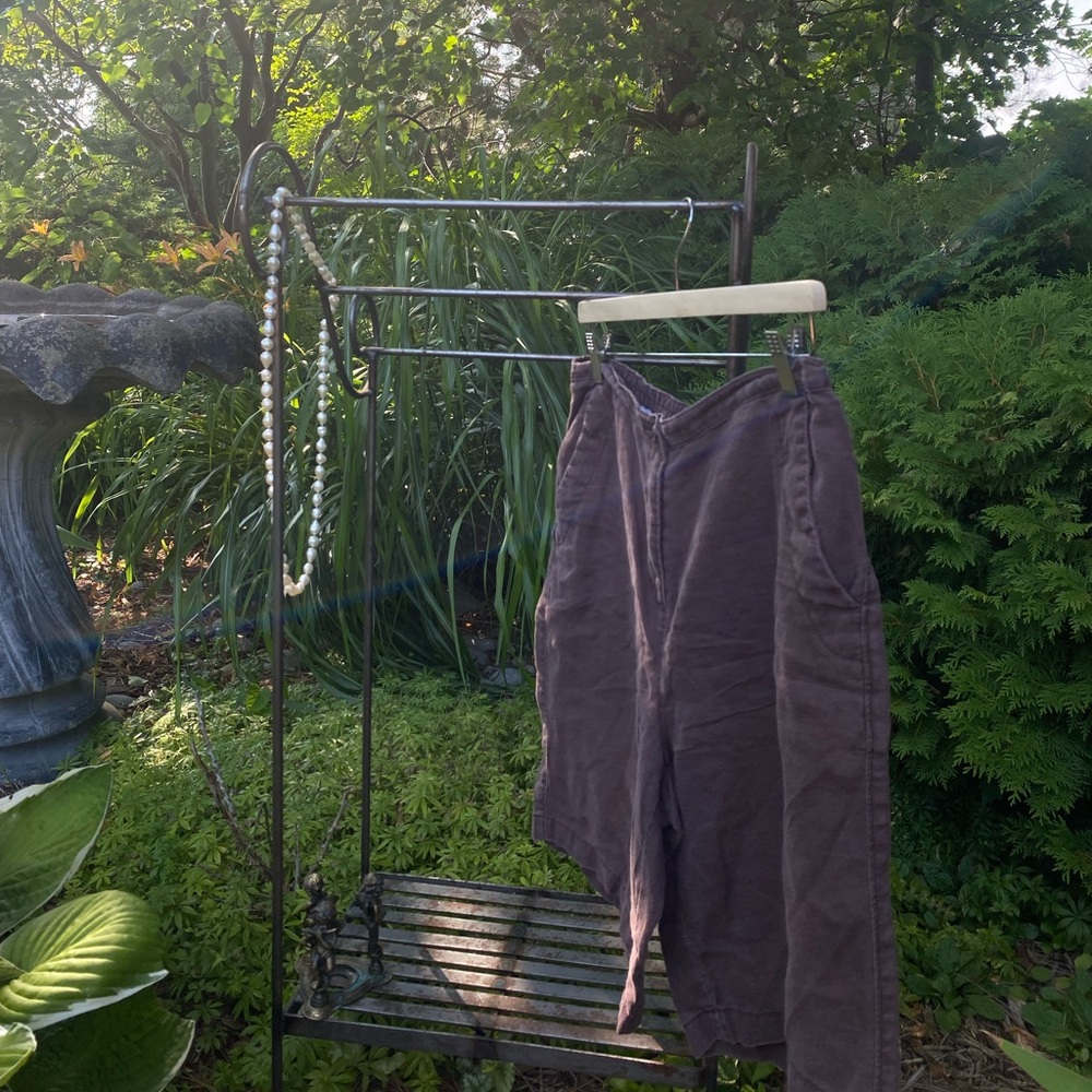 L.L. Bean Brown Linen Shorts